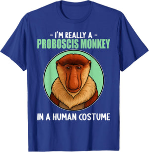 Proboscis Monkeys Proboscis Monkey T-Shirt - T-Shirt | Royal