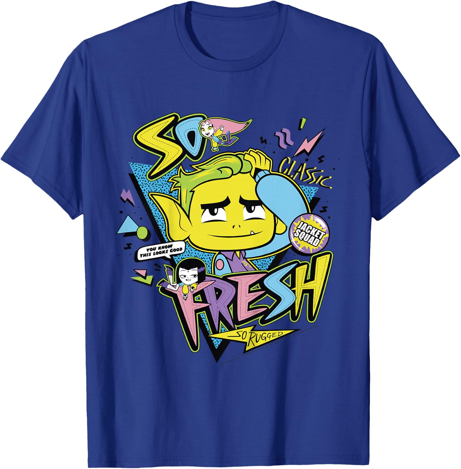 Kids DC Comics Teen Titans Go! Beast Boy So Fresh So Rugged T-Shirt - T-Shirt | Royal