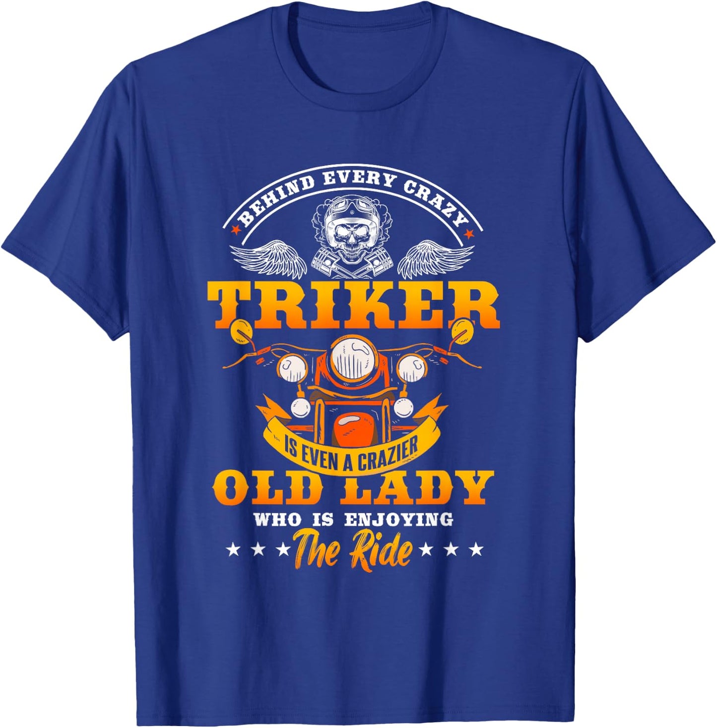 Triker and Gift Trike Grandma and Grandpa Small T-Shirt - T-Shirt | Royal