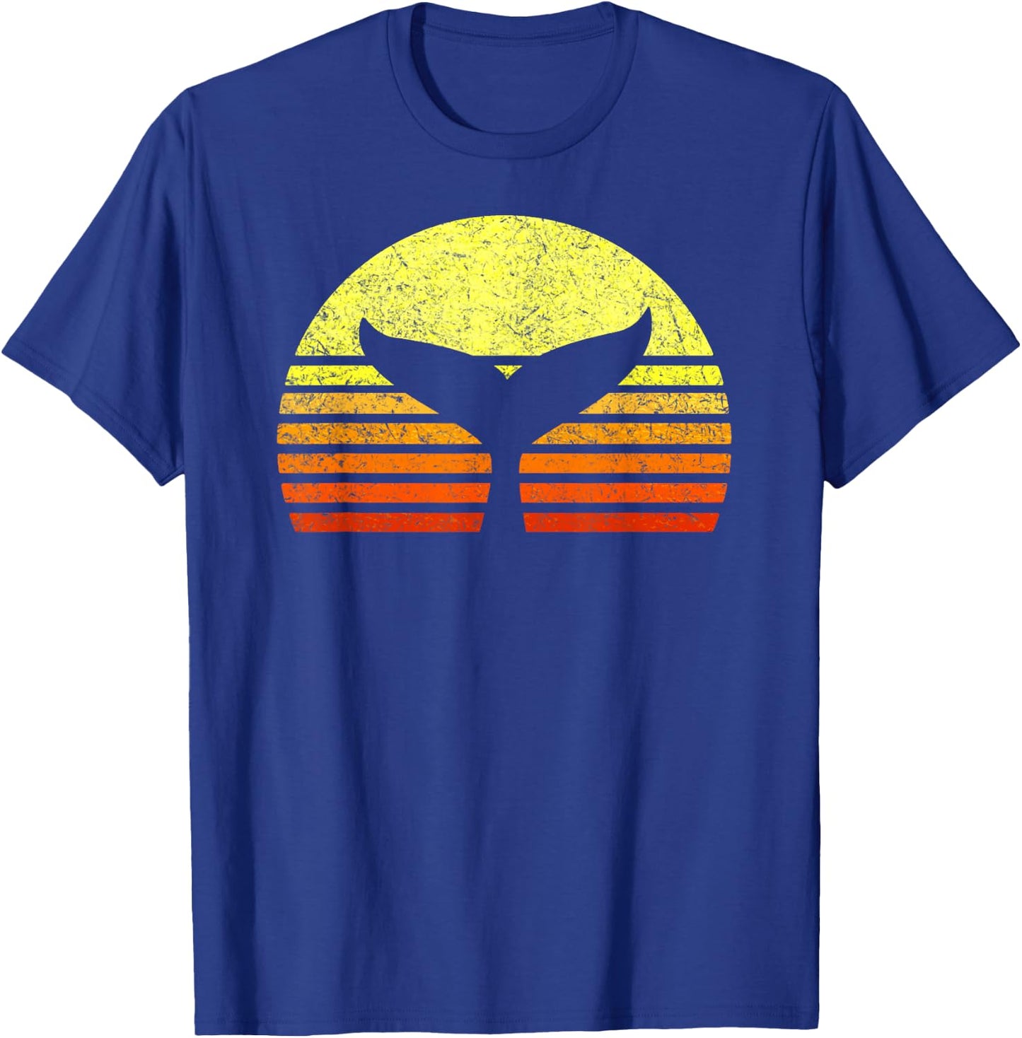 Save the Whales Nautical Ocean Killer Whale Sea Conservation T-Shirt - T-Shirt | Royal