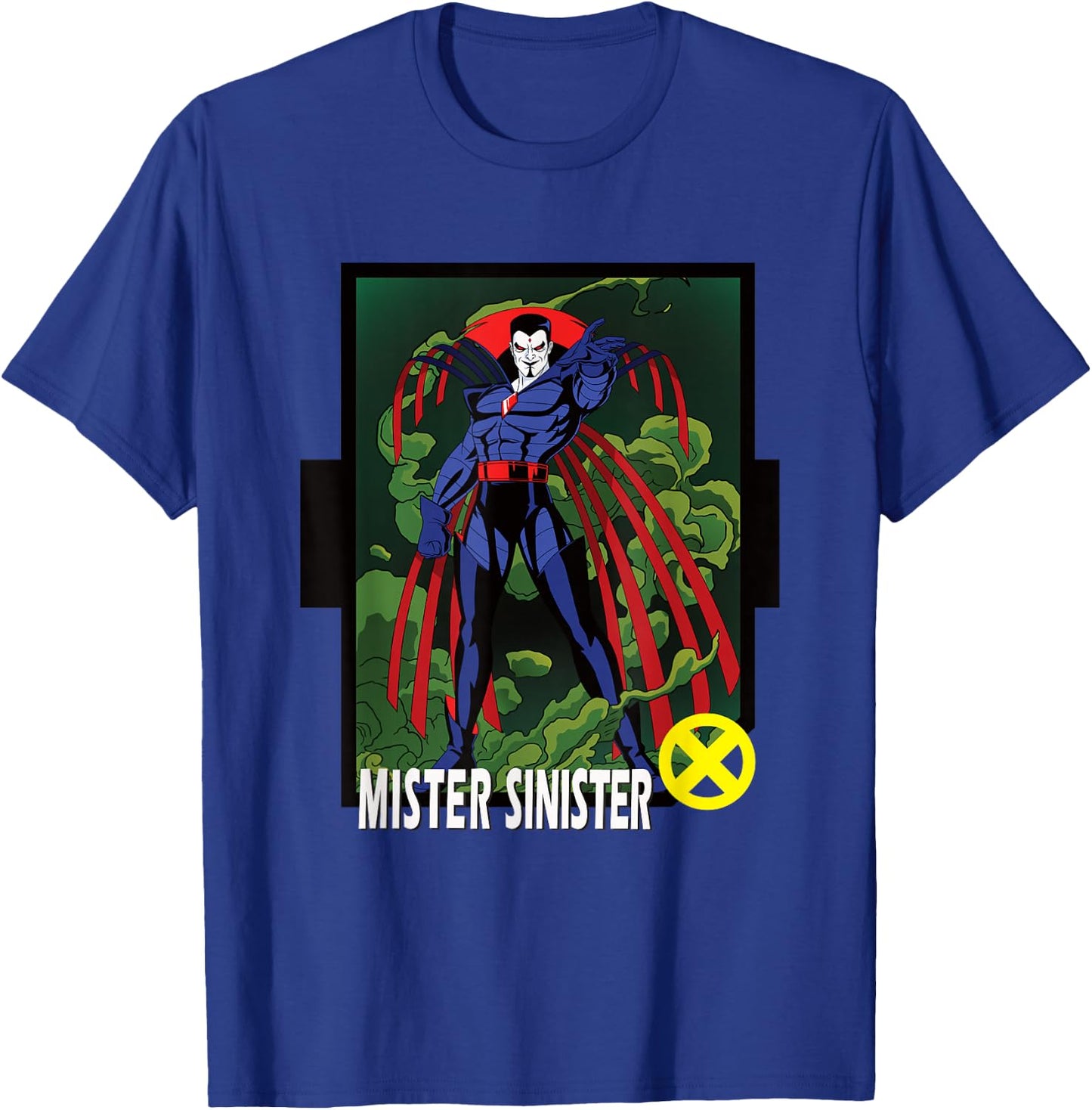 Marvel X-Men '97 Classic Mr. Sinister Vintage Villain Panel T-Shirt - T-Shirt | Royal
