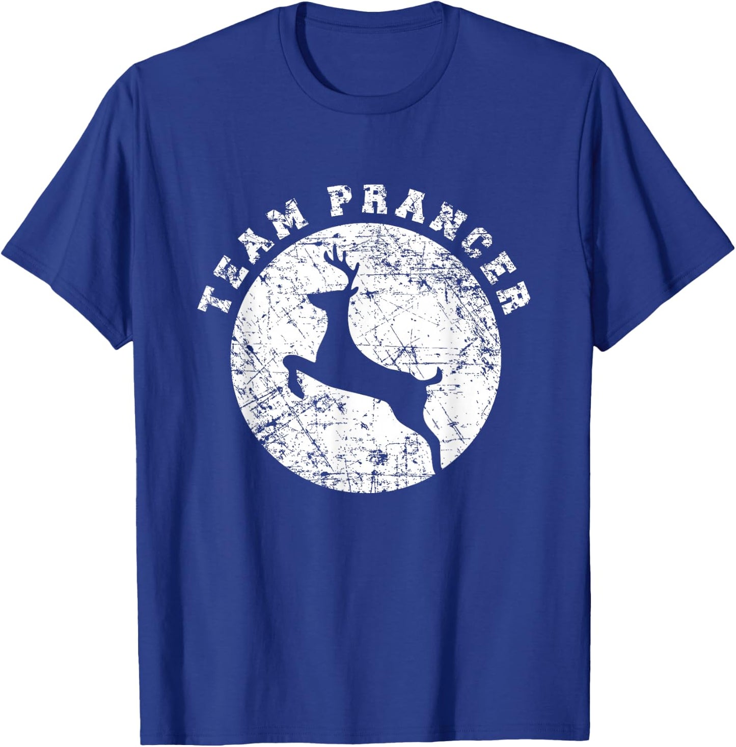 Team Prancer T Shirt, Funny Cute Christmas Gift Kids Adults T-Shirt - T-Shirt | Royal