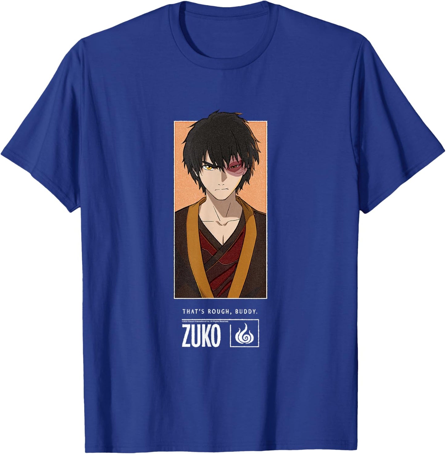 Avatar The Last Airbender Zuko Firebending Master T-Shirt - T-Shirt | Royal