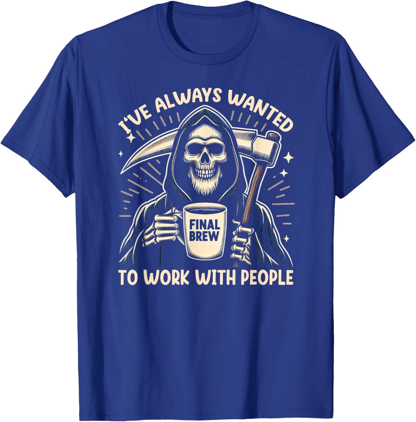 Grim Reaper Last Responder T-Shirt - T-Shirt | Royal