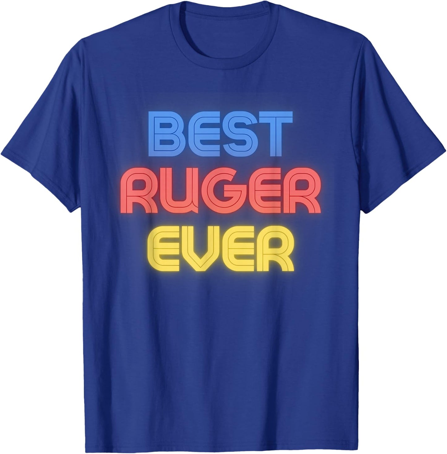 Best Ruger Ever - Funny Ruger Name Ruger T-Shirt - T-Shirt | Royal