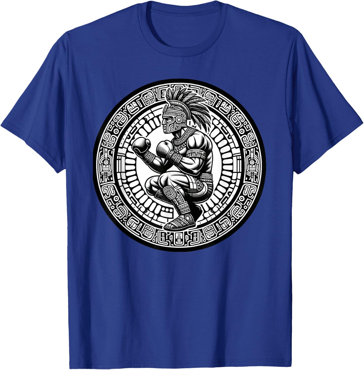 Boxing Mexico Funny Mexican Vintage Style Boxing Mexico Men T-Shirt - T-Shirt | Royal