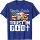 We The People Trust In God US Flag Eagle T-Shirt - T-Shirt | Royal