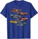 Vintage Muscle Car Artwork for Car Show Enthusiasts T-Shirt - T-Shirt | Royal