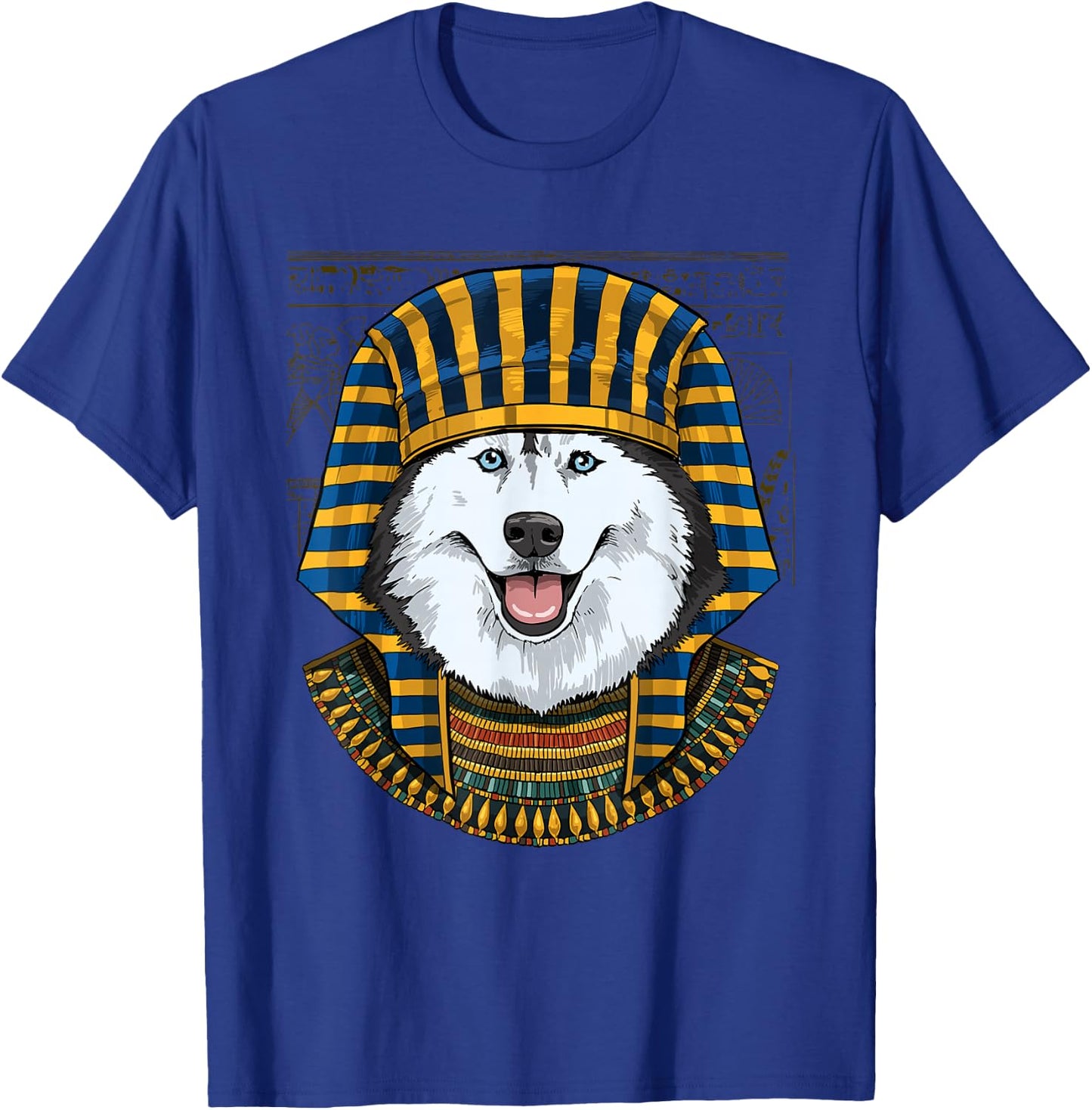 Siberian Husky Egyptian Pharaoh Historian Archaeologist Dog T-Shirt - T-Shirt | Royal