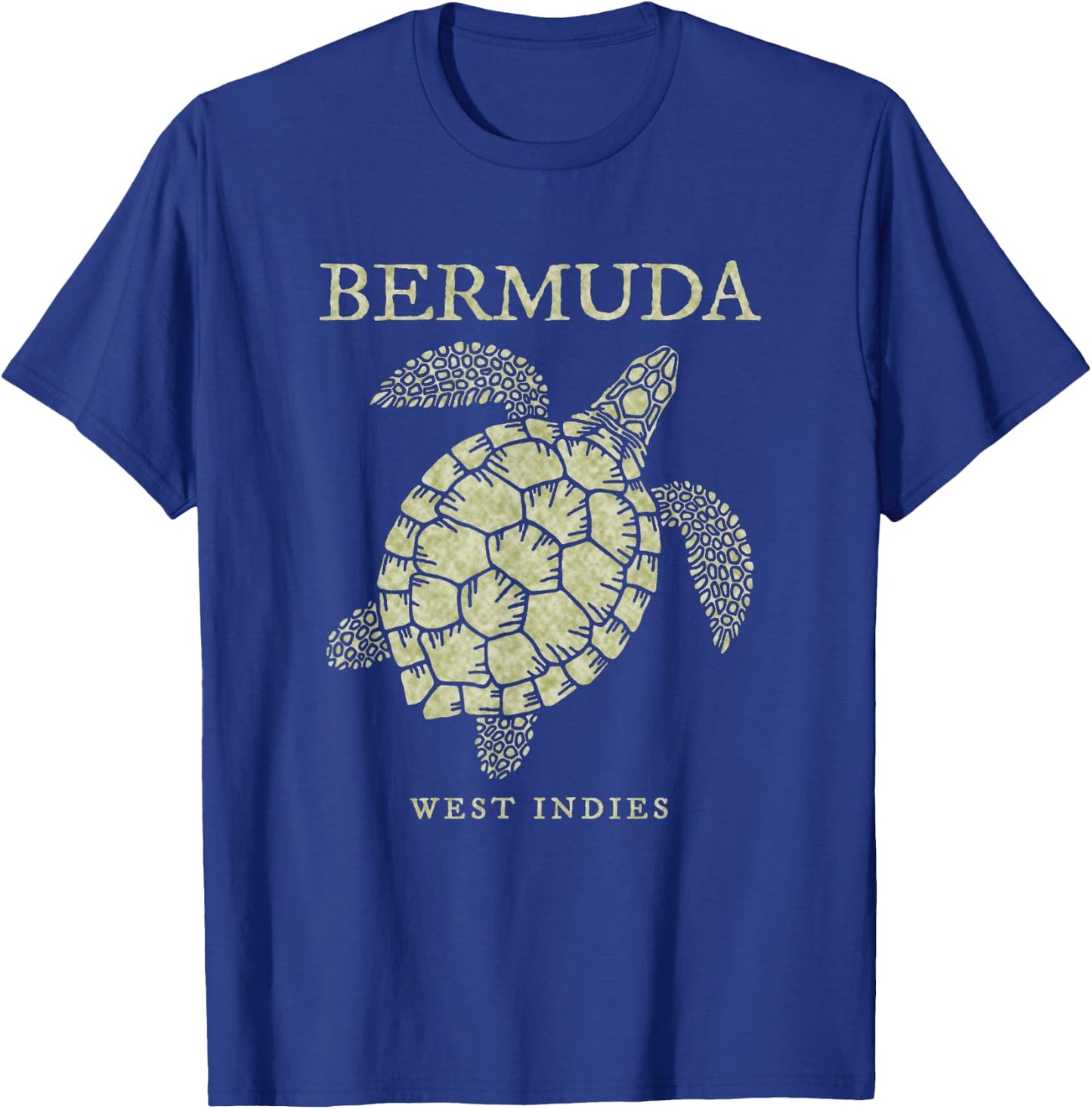 Bermuda Sea Turtle Girls Boys Toddler Souvenir T-Shirt - T-Shirt | Royal