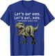 Green T-Rex Let's Eat Kids Punctuation Saves Lives Grammar T-Shirt - T-Shirt | Royal