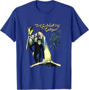 Silent Era German Expressionist Horror Cinema The Cabinet of Dr Caligari , Small, Black T-Shirt - T-Shirt | Royal
