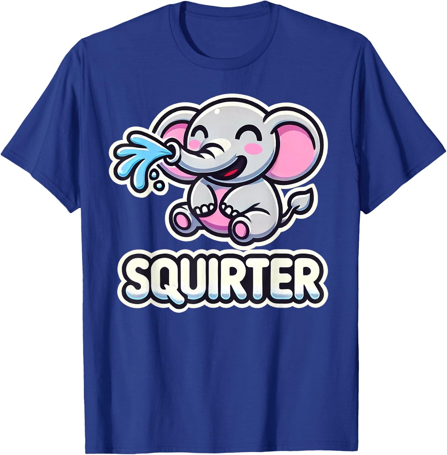 Funny Inappropriate Squirter Embarrassing Elephant Women T-Shirt - T-Shirt | Royal