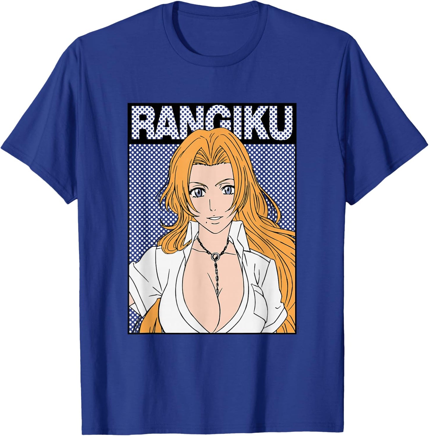Bleach Rangiku Rectangle Dot Graphic Anime T-Shirt - T-Shirt | Royal