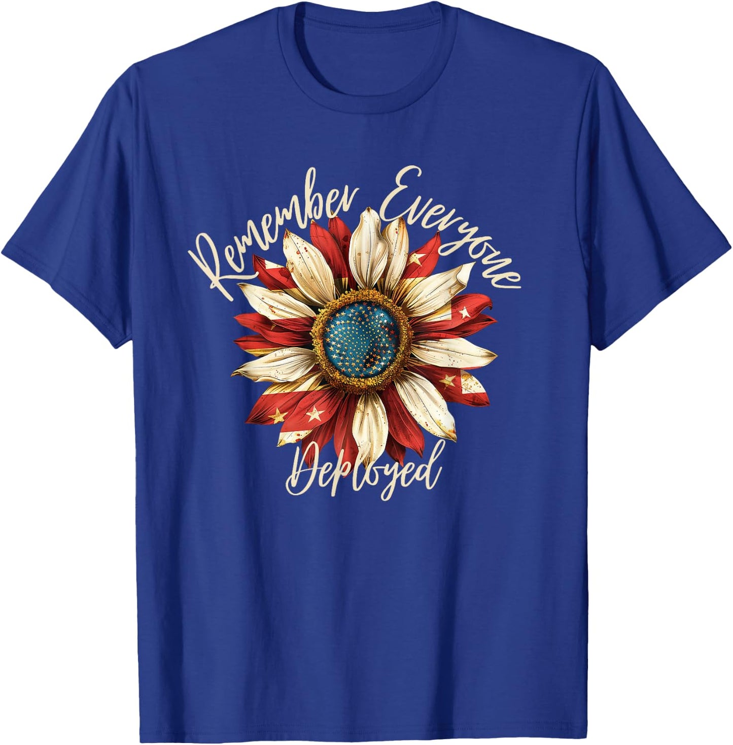 Patriotic Remember Everyone Deployed Red Friday Military T-Shirt - T-Shirt | Royal