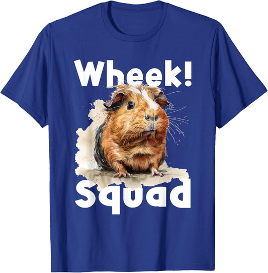 Wheek Squad - Guinea Pig Owner Pet Animal Lover Veterinarian T-Shirt - T-Shirt | Royal