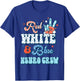Red White Blue Neuro Crew Nurse 4th July Neurology RN T-Shirt - T-Shirt | Royal