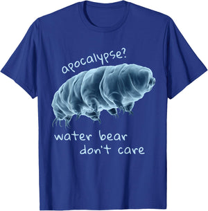 Apocalypse Water Bear Don't care T-Shirt - T-Shirt | Royal