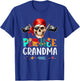 Pirate Grandma Funny Birthday Pirate Day Family Matching T-Shirt - T-Shirt | Royal