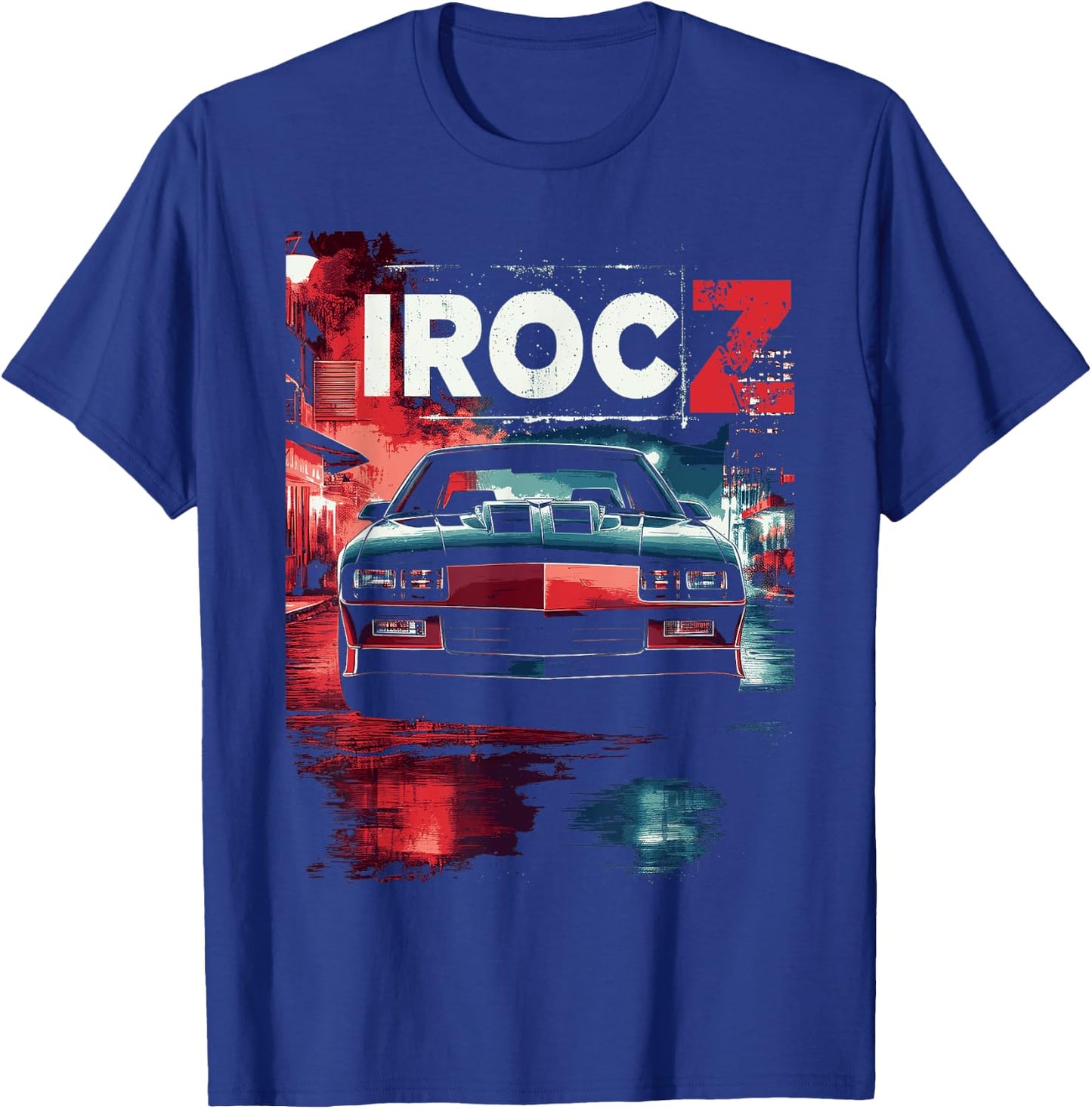 1980's IROC, IROC-Z Muscle Car American Muscle Retro classic T-Shirt - T-Shirt | Royal