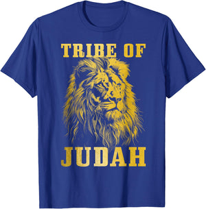 Lion Of Judah Tribe Hebrew Israelite Christian Jewish YHWH T-Shirt - T-Shirt | Royal