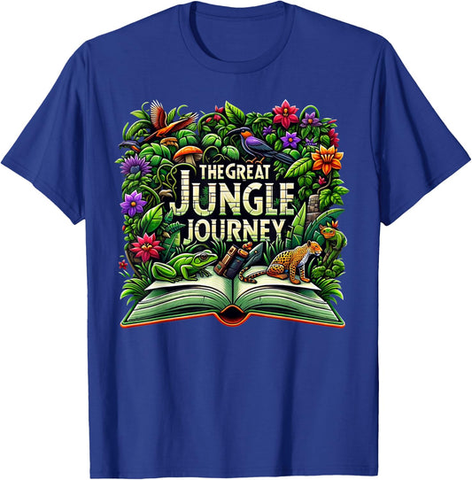Jungle Journey VBS 2024 Vacation Bible School Summer Camp Women Girls Kids T-Shirt - T-Shirt | Royal