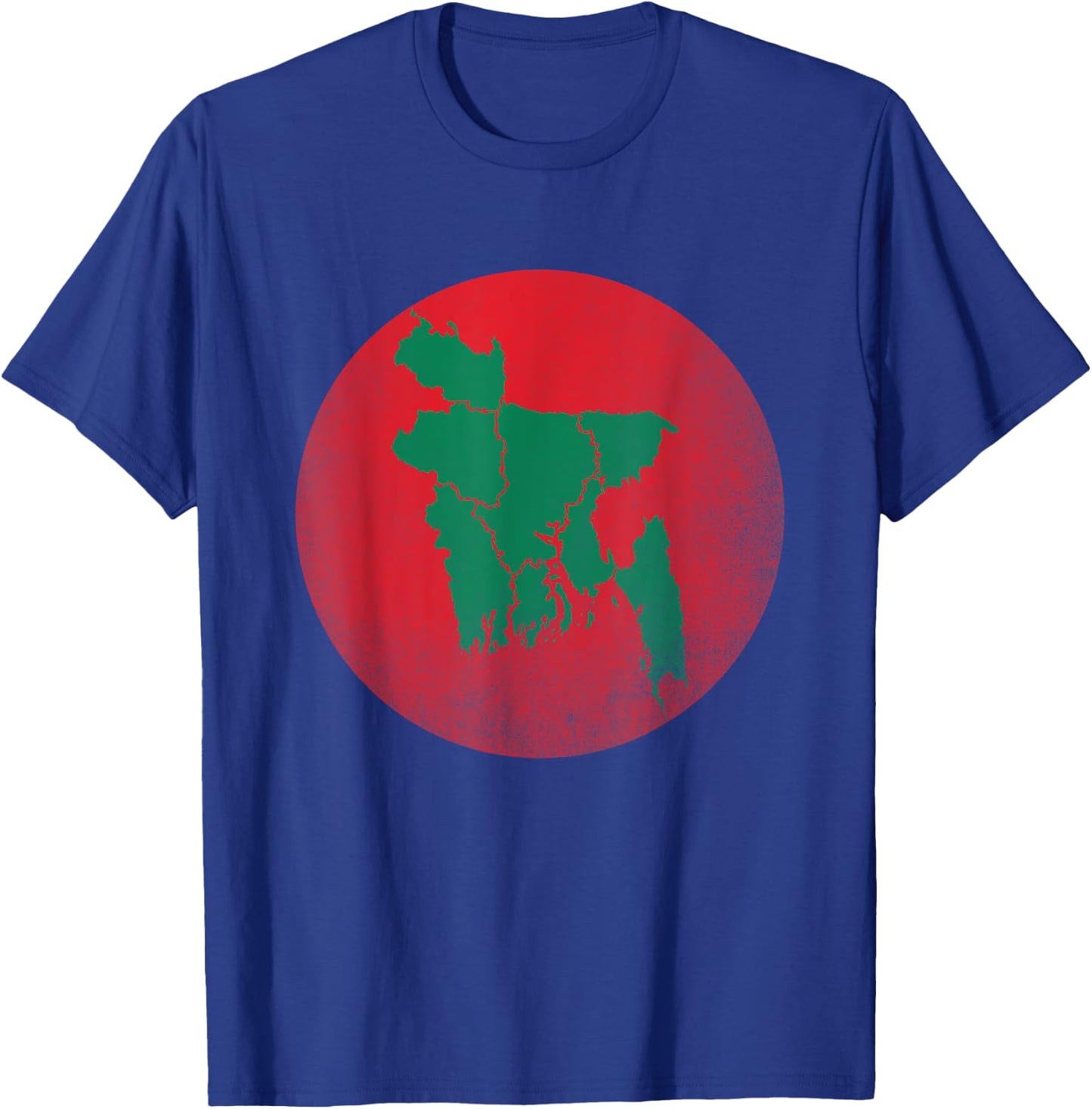 American Grown Bangladeshi Roots Bangladesh Vintage Flag T-Shirt - T-Shirt | Royal