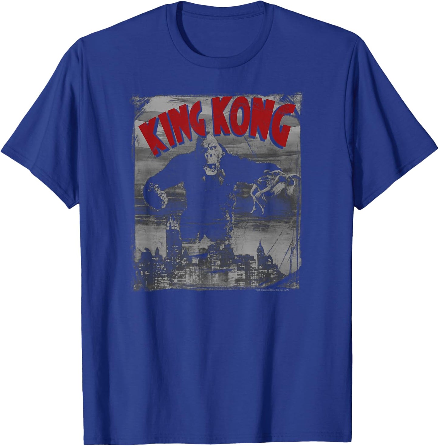 King Kong City Poster T-Shirt - T-Shirt | Royal