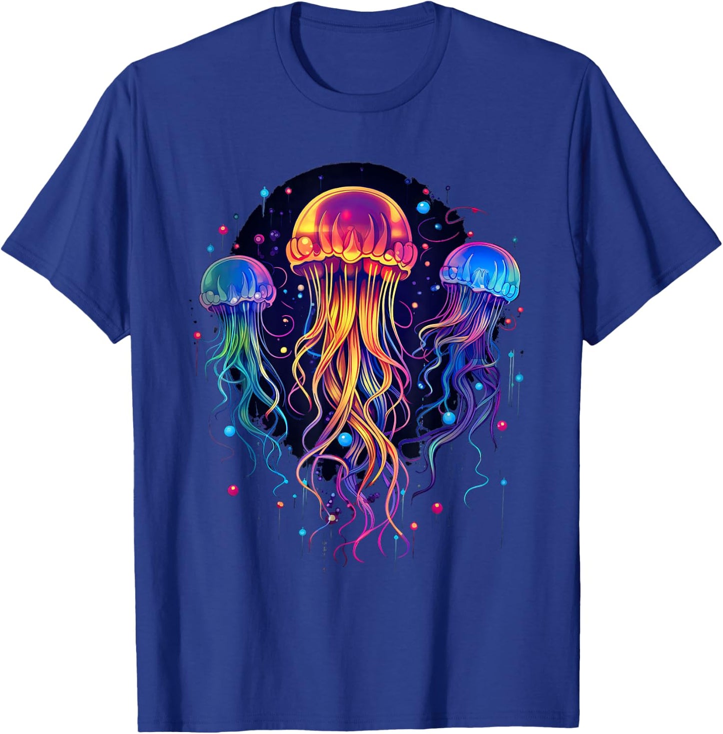 Jellyfish Lover Sea Animal Illustration Ocean Jellyfishes T-Shirt - T-Shirt | Royal