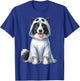 Funny Ghost Border Collie Dog Lover Halloween Costume Men Women T-Shirt - T-Shirt | Royal