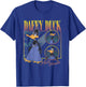 Looney Tunes Daffy Duck Mall Pants Showcase Vintage Panels T-Shirt - T-Shirt | Royal