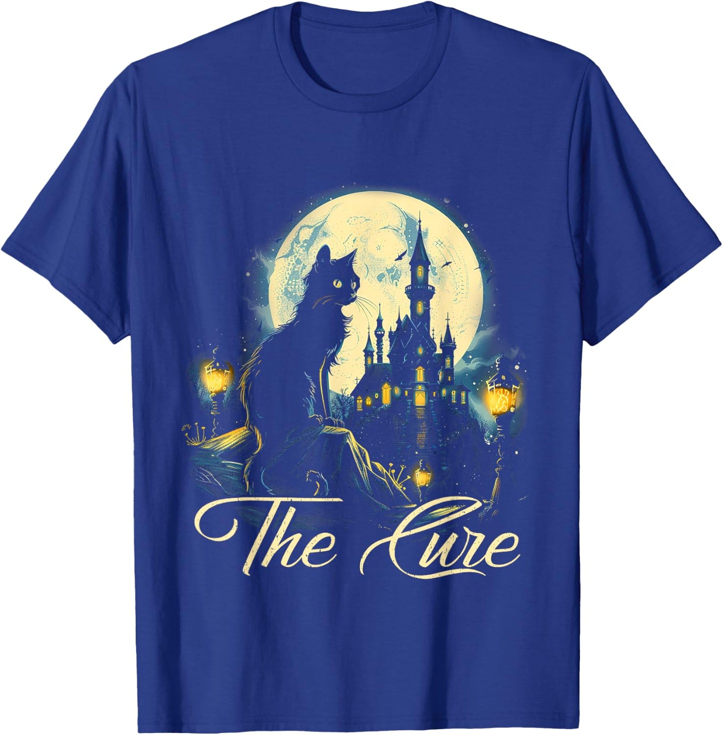Cures Vintage Art Lovely Animal Musician Funny Outfits Cats T-Shirt - T-Shirt | Royal