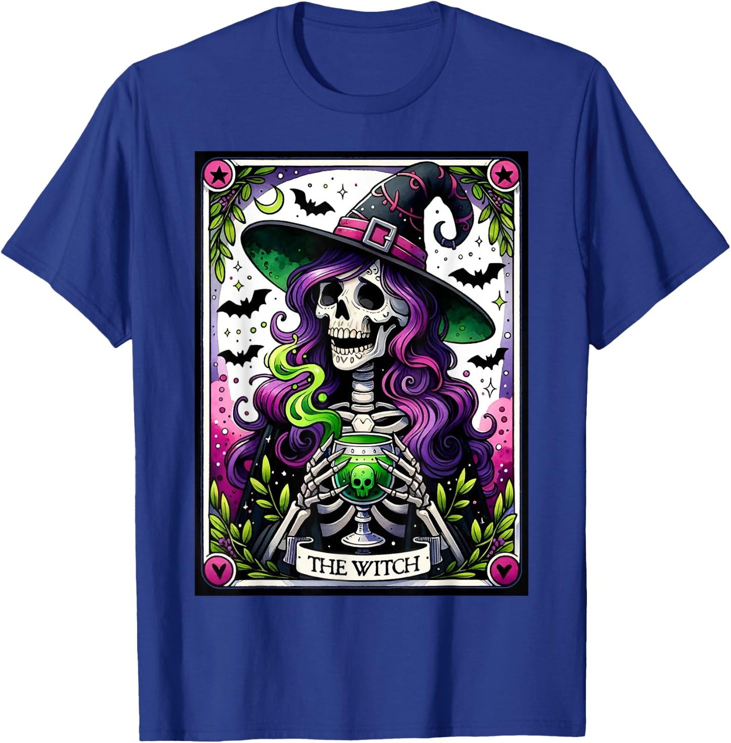 Tarot Card The Witch Trick Or Treat Spooky Season Halloween T-Shirt - T-Shirt | Royal