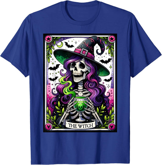 Tarot Card The Witch Trick Or Treat Spooky Season Halloween T-Shirt - T-Shirt | Royal