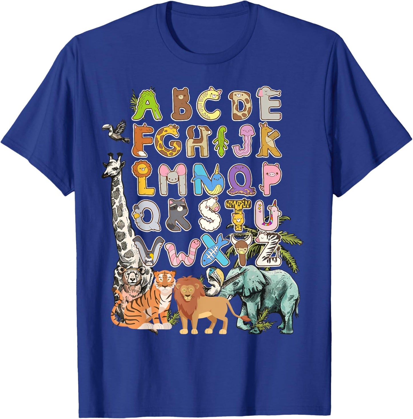 Forest Animals & Jungle Animal Idea For Kids & Animal Themed T-Shirt - T-Shirt | Royal