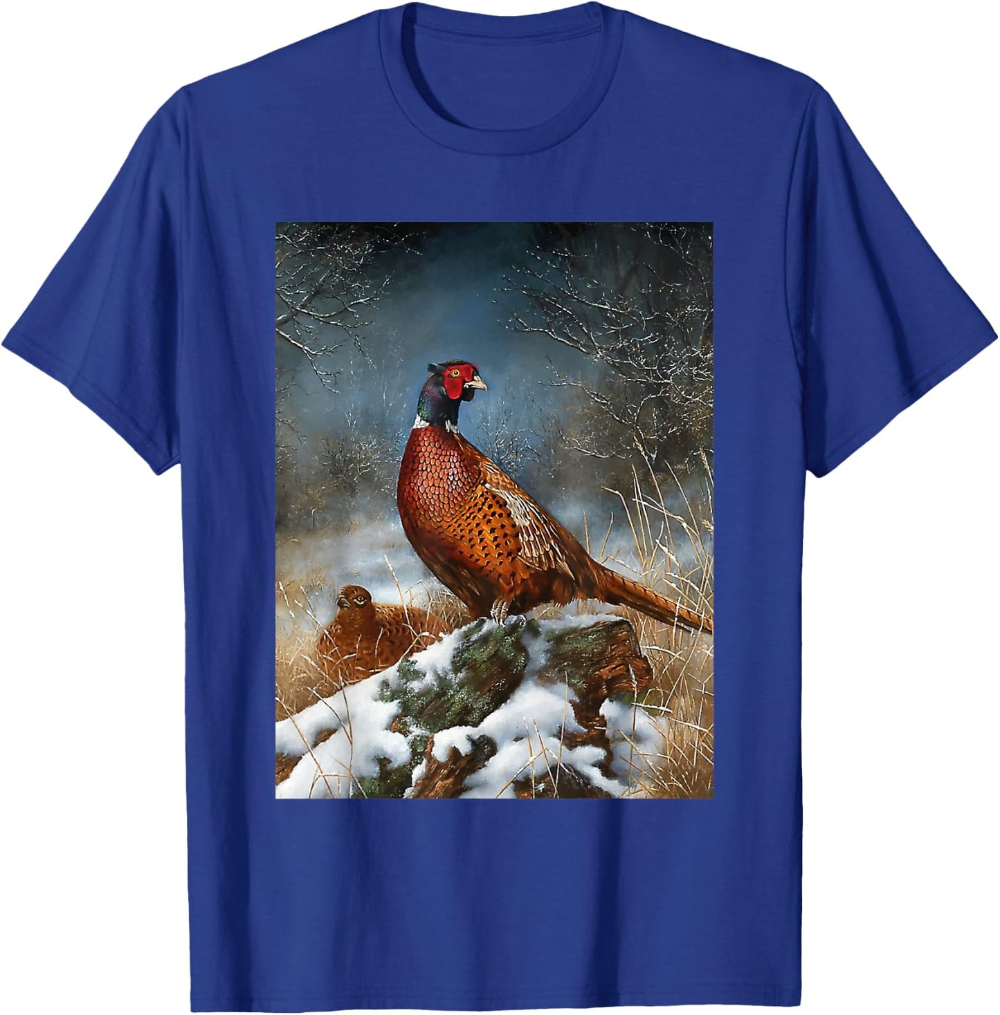 Pheasant Bird Species Hunting Accessories T-Shirt - T-Shirt | Royal