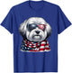 Coton de Tulear Lover US Flag 4th Of July Patriotic T-Shirt - T-Shirt | Royal
