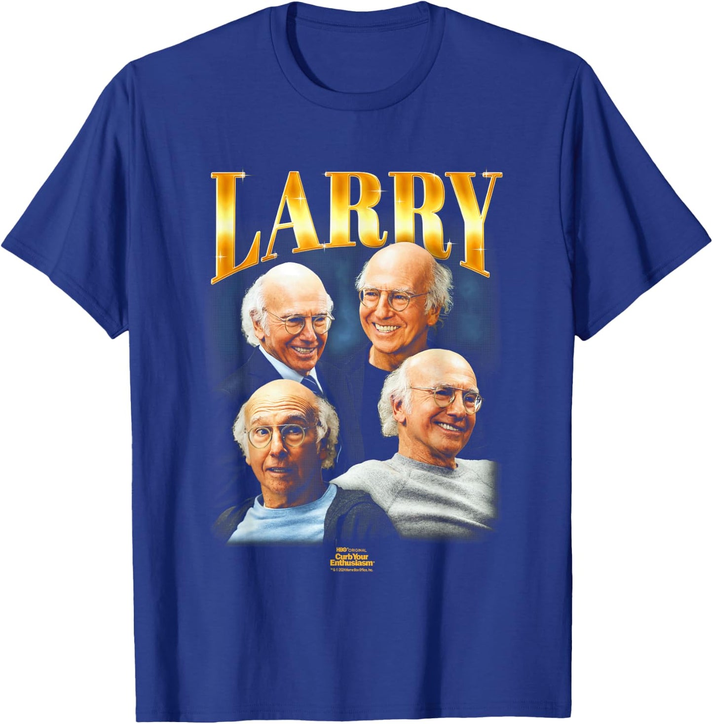 Curb Your Enthusiasm Larry's 90's Heartthrob T-Shirt - T-Shirt | Royal