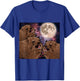 Three Hyrax Moon T-Shirt - T-Shirt | Royal