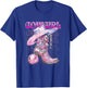 Pink Cowgirl Boots Disco Western Country Cow Girl Coastal T-Shirt - T-Shirt | Royal