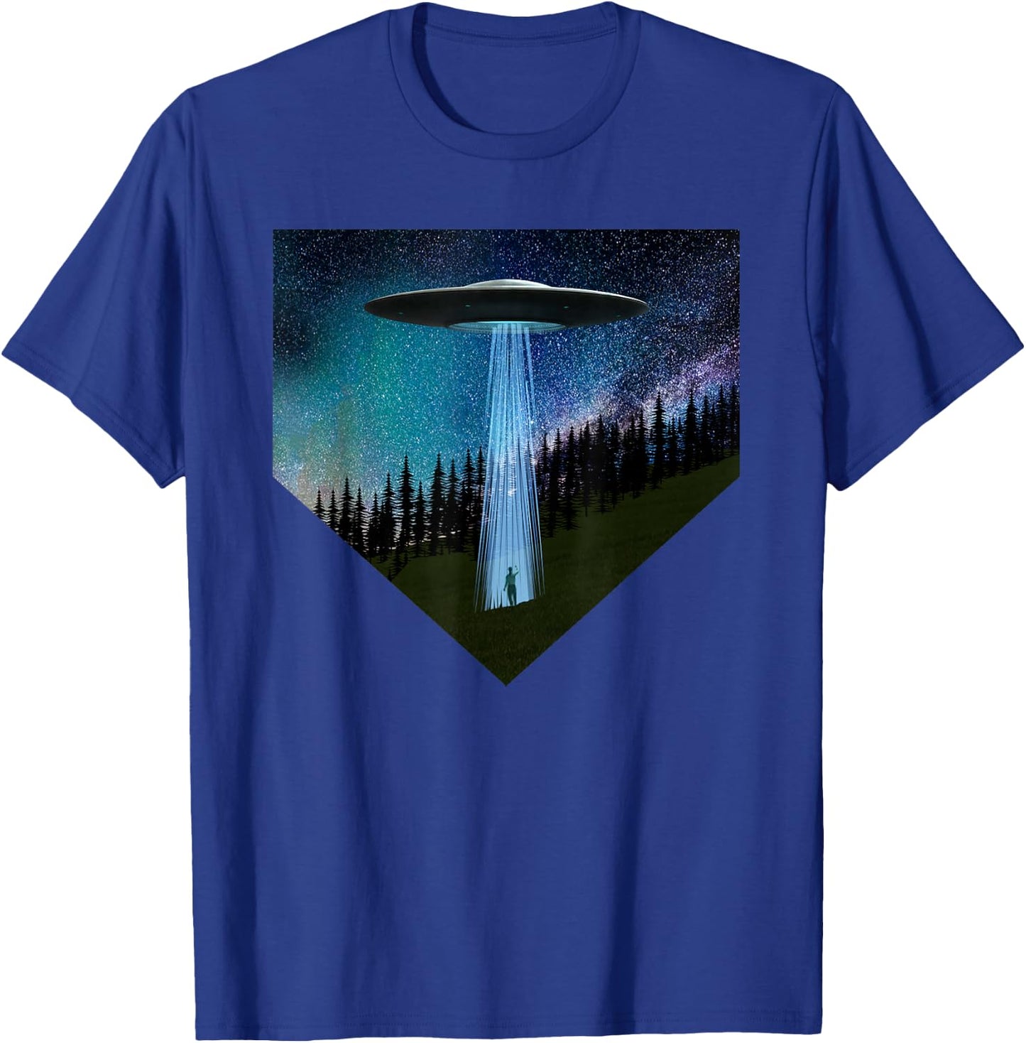 Flying Saucers Ufos Abductions Alien Conspiracies T-Shirt - T-Shirt | Royal