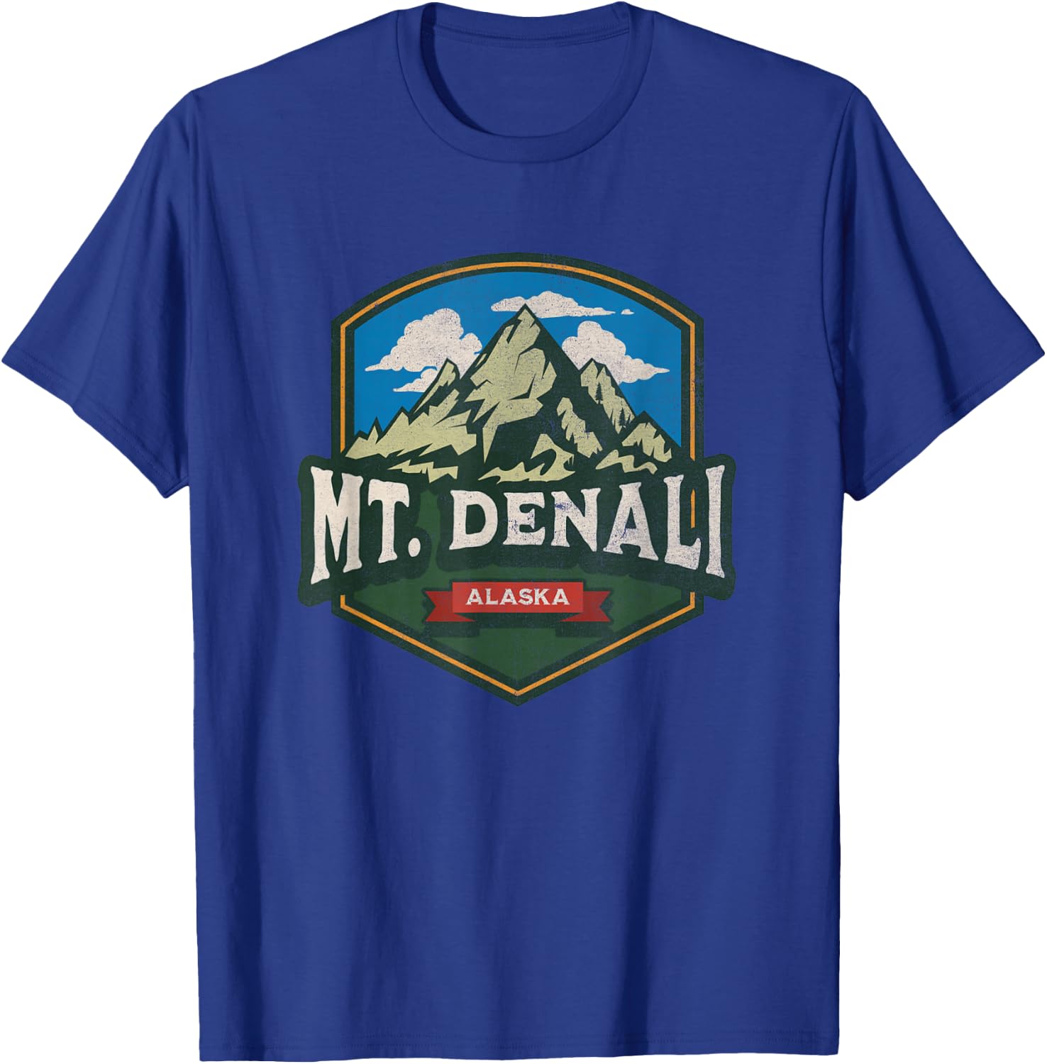 Mount Denali Souvenir / Mt. Denali T-Shirt - T-Shirt | Royal