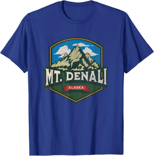Mount Denali Souvenir / Mt. Denali T-Shirt - T-Shirt | Royal