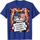 Harris 2024 Felines Against Felons Cat Ladies Harris Waltz T-Shirt - T-Shirt | Royal