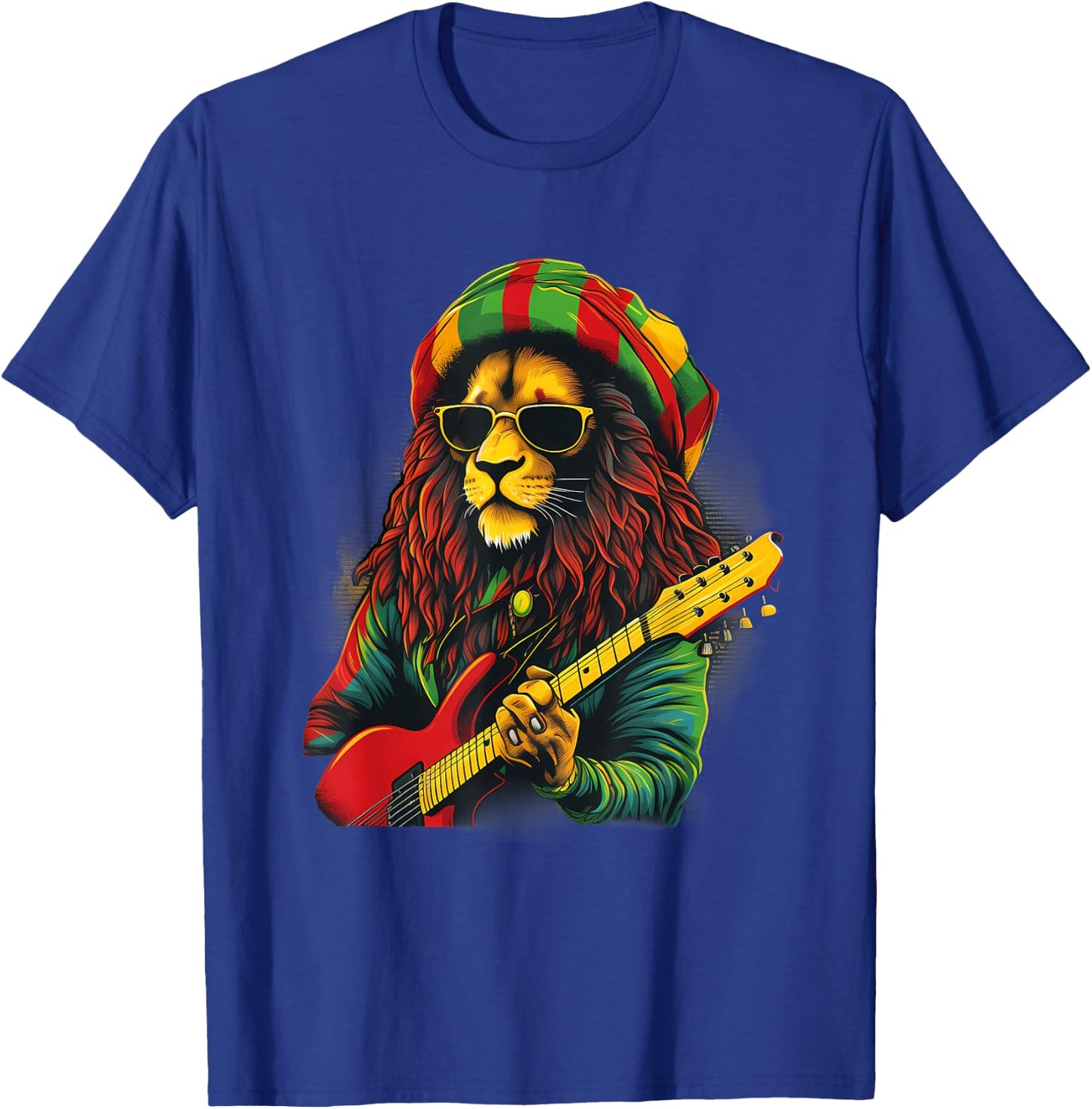 Rasta Reggae Lion Jamaica Rastafarian Roots Lion Of Judah T-Shirt - T-Shirt | Royal