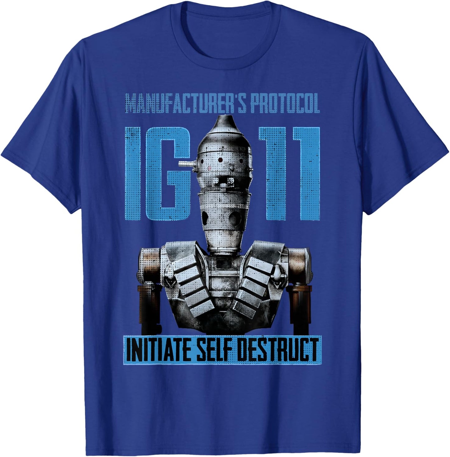 Star Wars The Mandalorian IG-11 Manufacturer's Protocol T-Shirt - T-Shirt | Royal