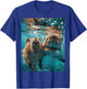 Funny Graphic Capybara T-Shirt - T-Shirt | Royal