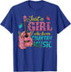 Just A Girl Who Loves Country Music T-Shirt - T-Shirt | Royal