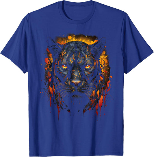 Panther with beautiful eyes black panthers T-Shirt - T-Shirt | Royal