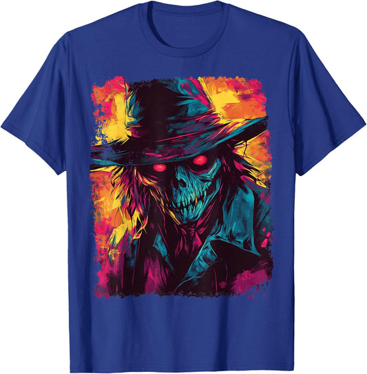 Halloween Scarecrow T-Shirt - T-Shirt | Royal